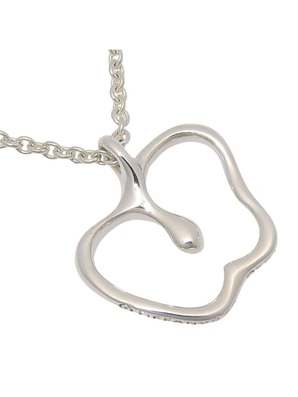 Tiffany & Co Apple Elsa Peretti 925 Sterling Silver Necklace